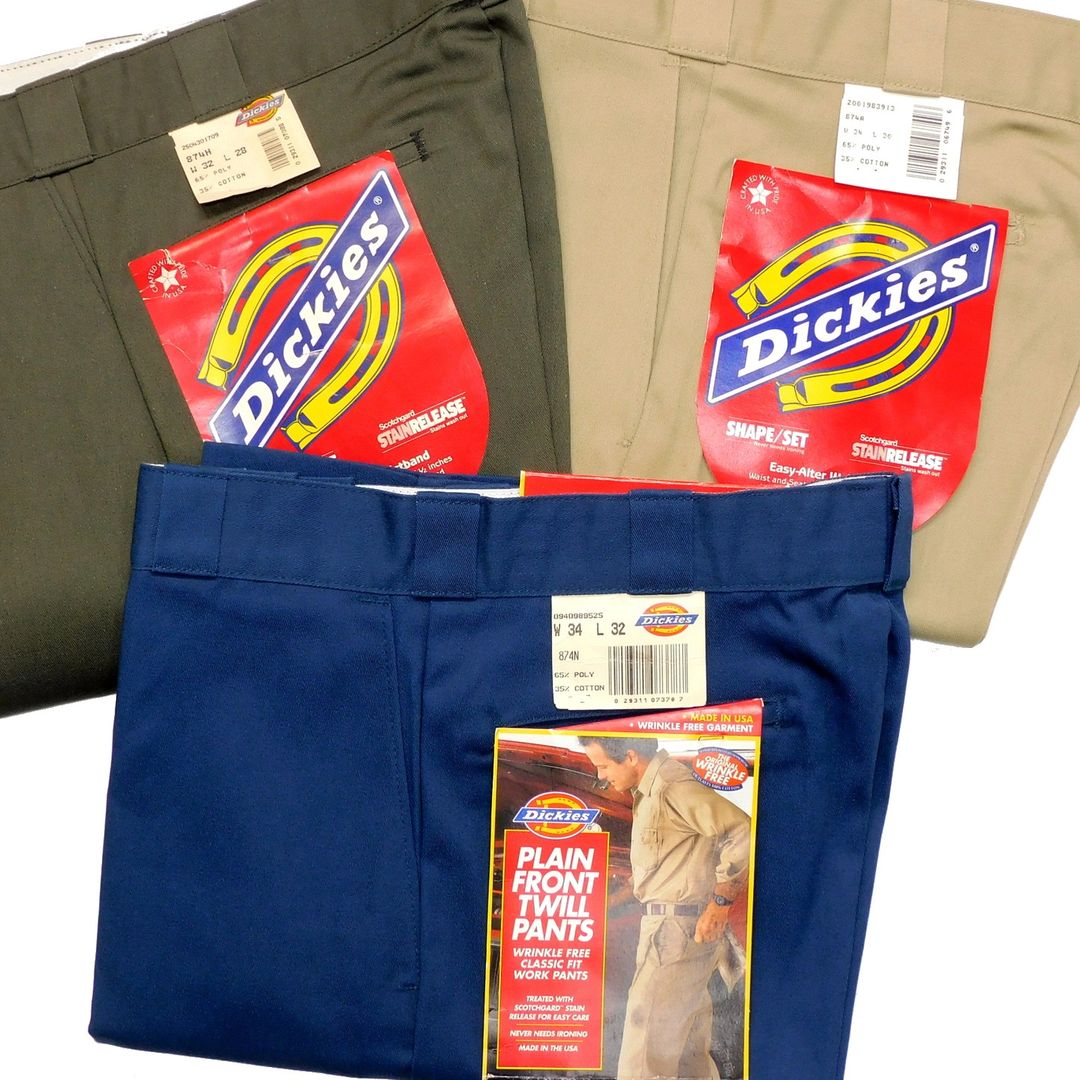 1980's2000's Deadstock Dickies 874 made in USA nest clothing store