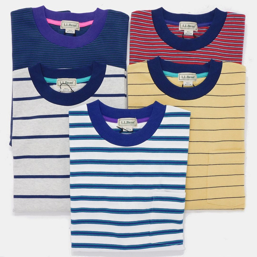 L.L.Bean Japan Edition Union Striped Pocket T-Shirt