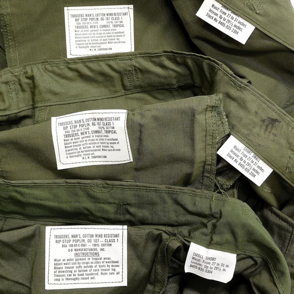 1960’SDeadstock US Military Jungle Fatigue Pants