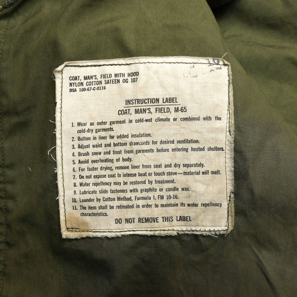 1960's Mint Condition US Military M65 Jacket "2nd pattern"