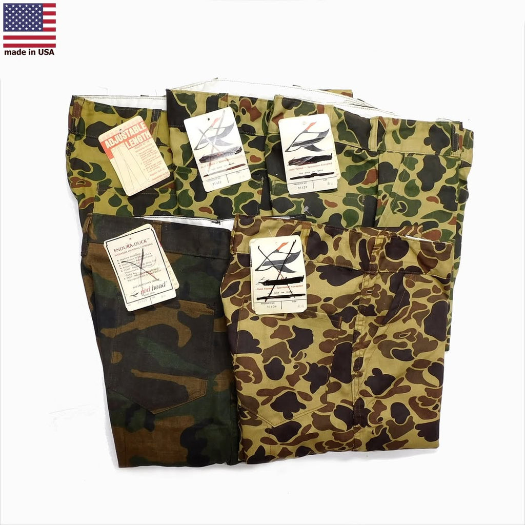1970's-1980's Deadstock Hunter Camo Hunting Pants made in USA