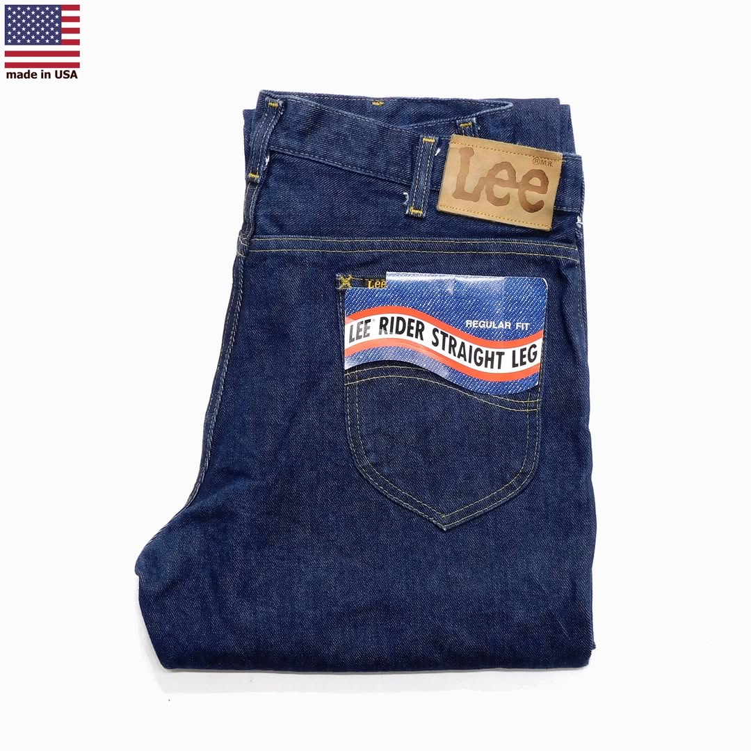 最適な価格 1970's Deadstock nest – Jeans Leg Straight 200-0141 Lee パンツ