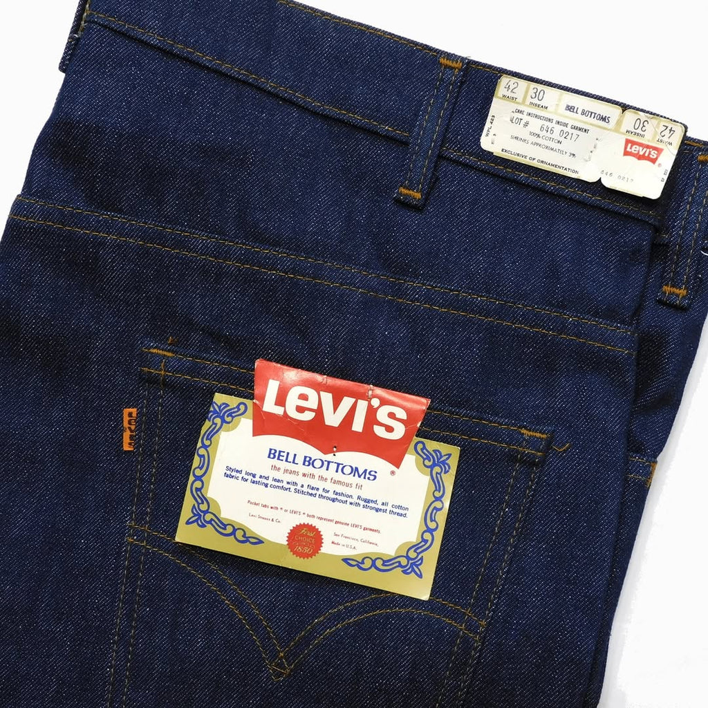 1970's Deadstock Levis® 646-0217 Rigid made in USA