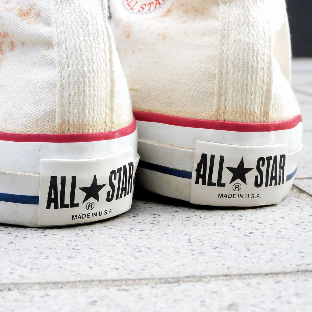 1980's-1990's Deadstock Converse All Star made in USA "Damaged"