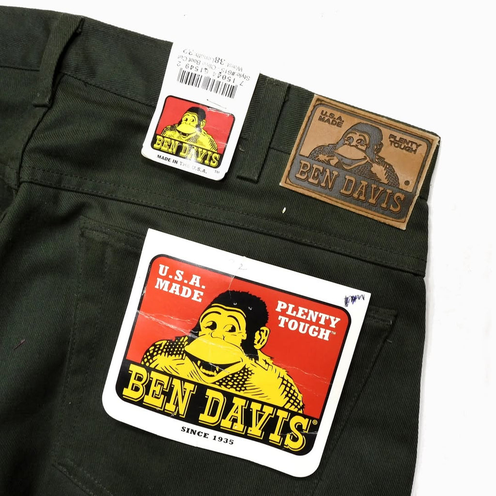 1980's Deadstock Beb Davis 5 Pocket Work Pants made in USA