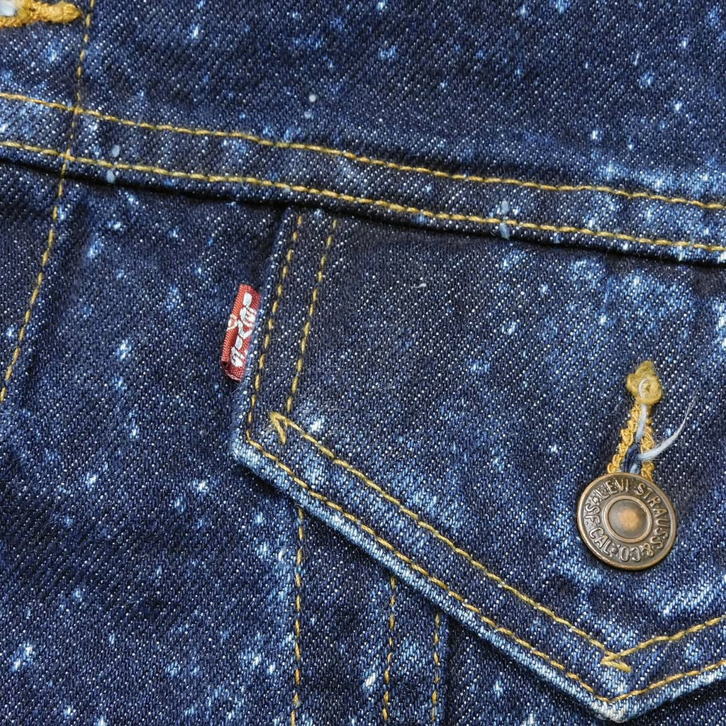1980's Deadstock Levis® 70507-0229 Galactic Wash Trucker Jacket made in USA
