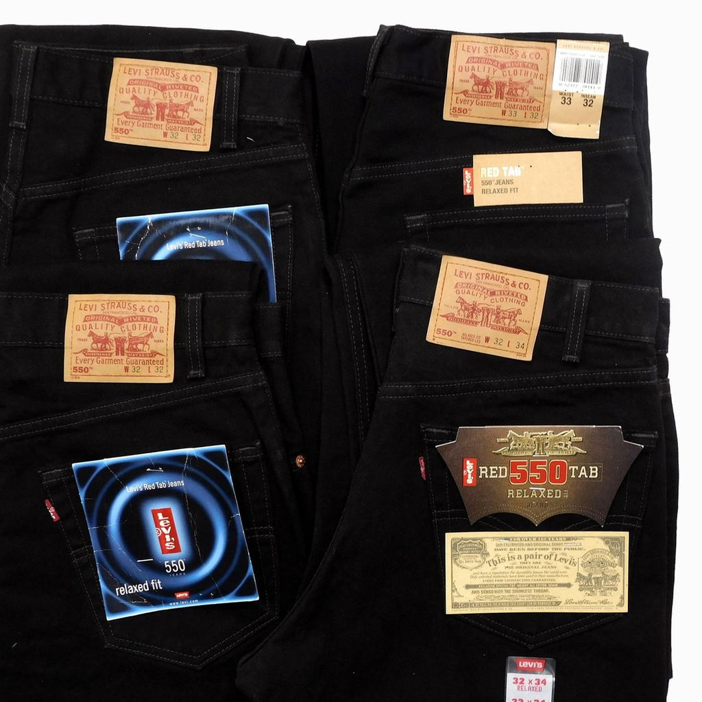 1990's-2000's Deadstock Levis 550-0397 Black made in USA