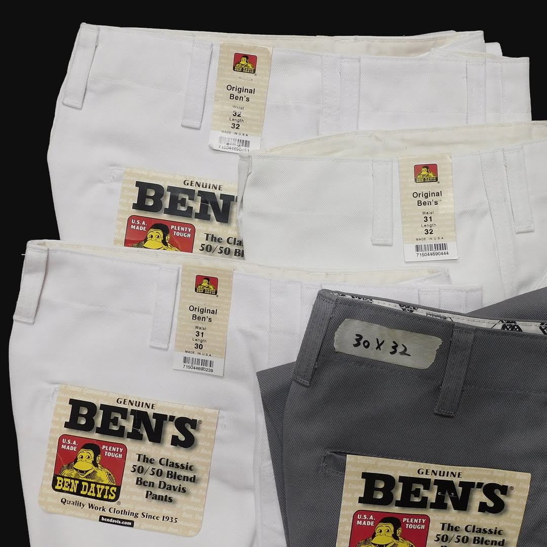 1990's Deadstock Ben Davis Original Ben's Pants made in USA