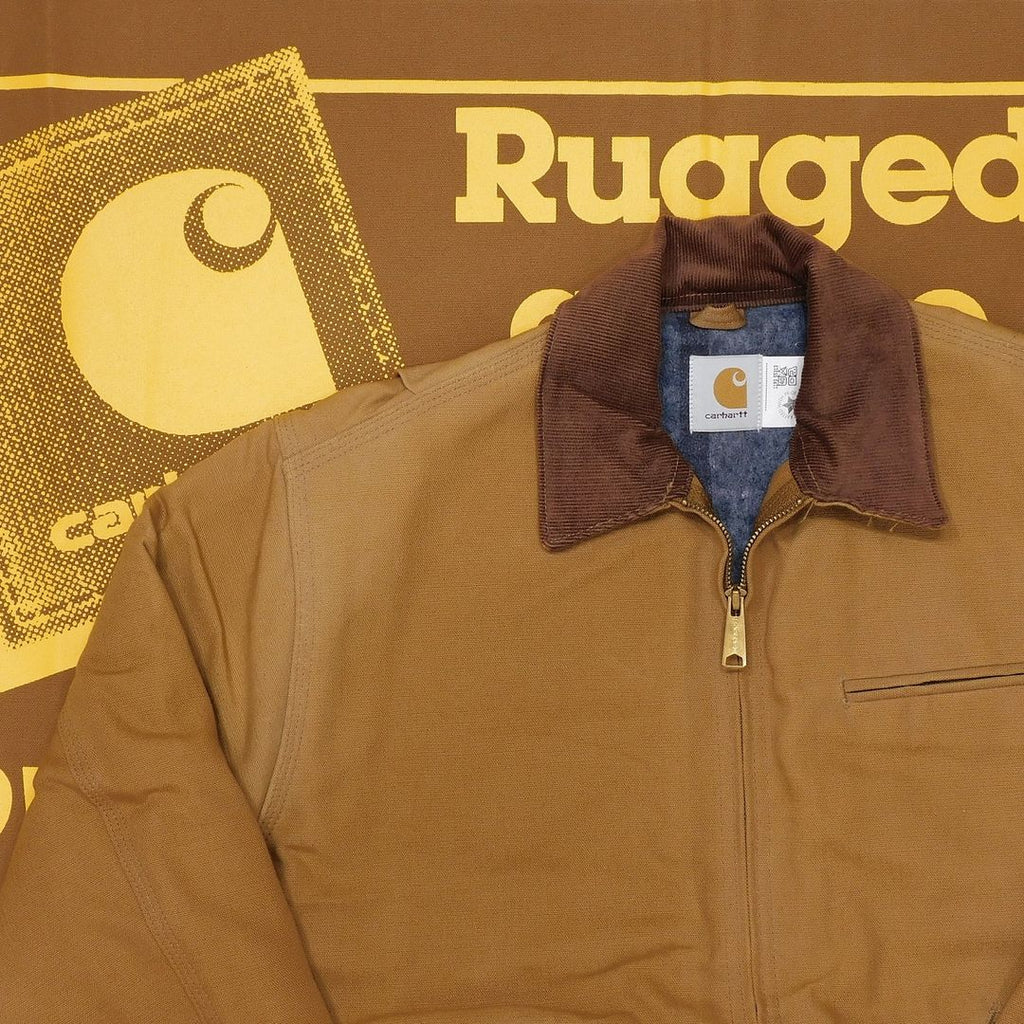 1990's Deadstock Carhartt Detroit Jacket Brown Duck made in USA