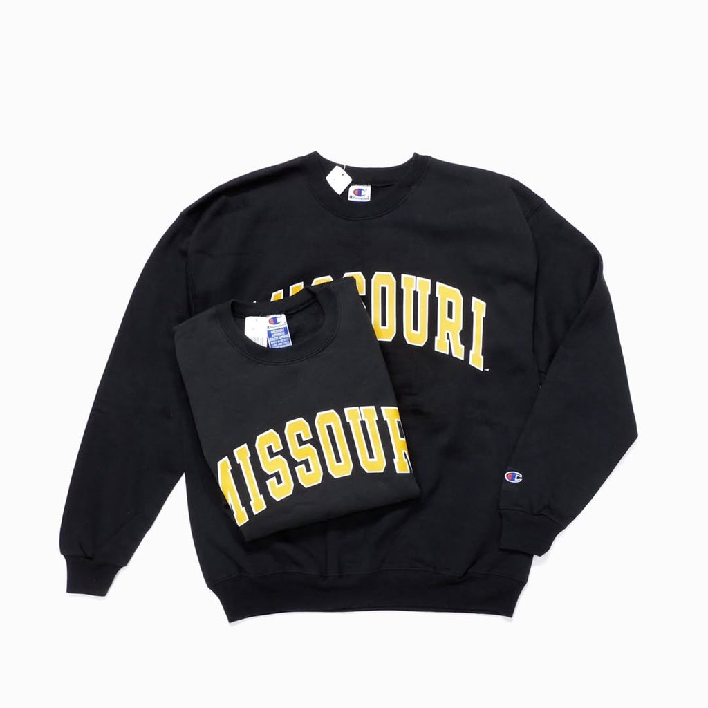 1990's Deadstock Cotton Campion University of Missouri Crewneck Sweatshirt made in Mexico