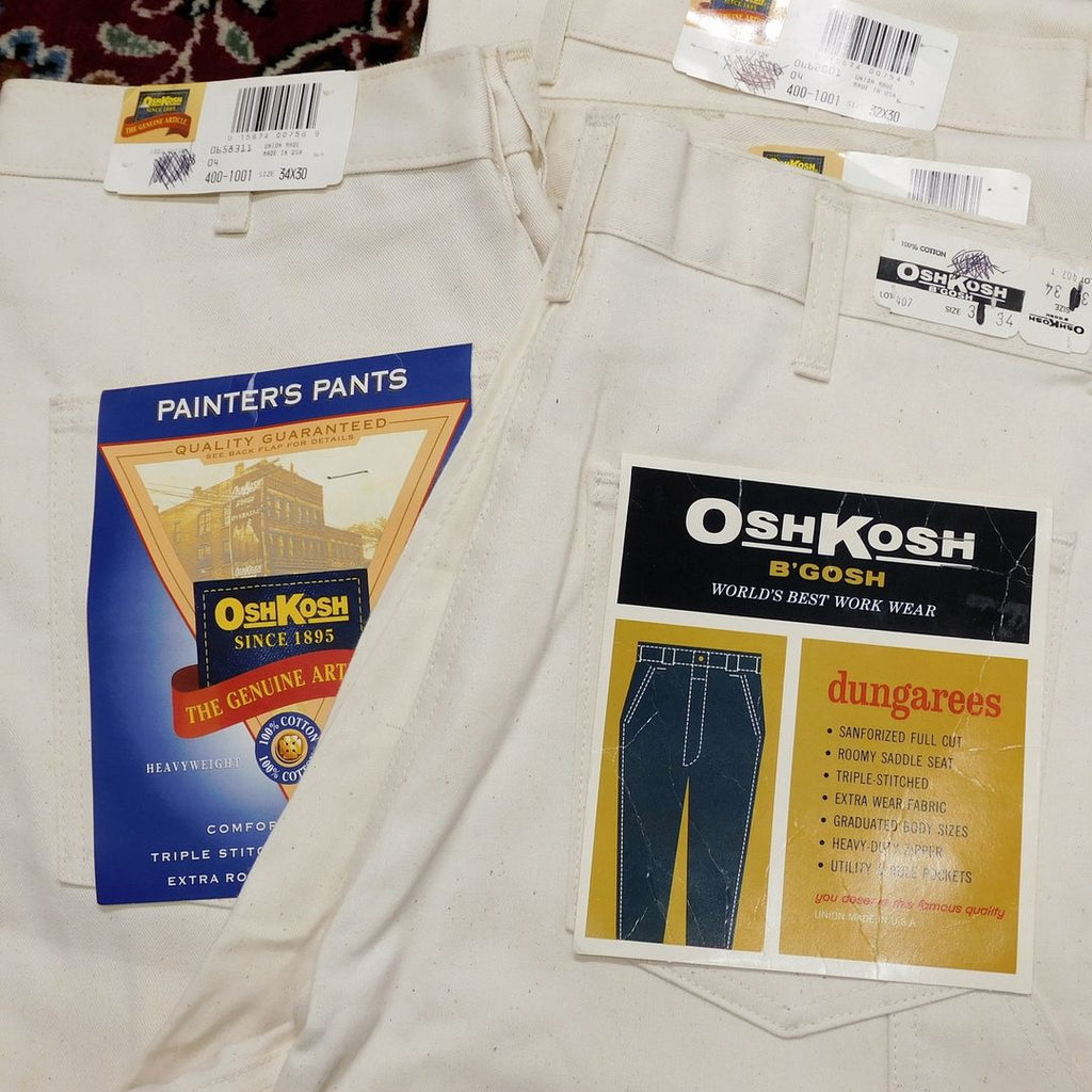 1990's Deadstock OshKosh Painter's Pants made in USA