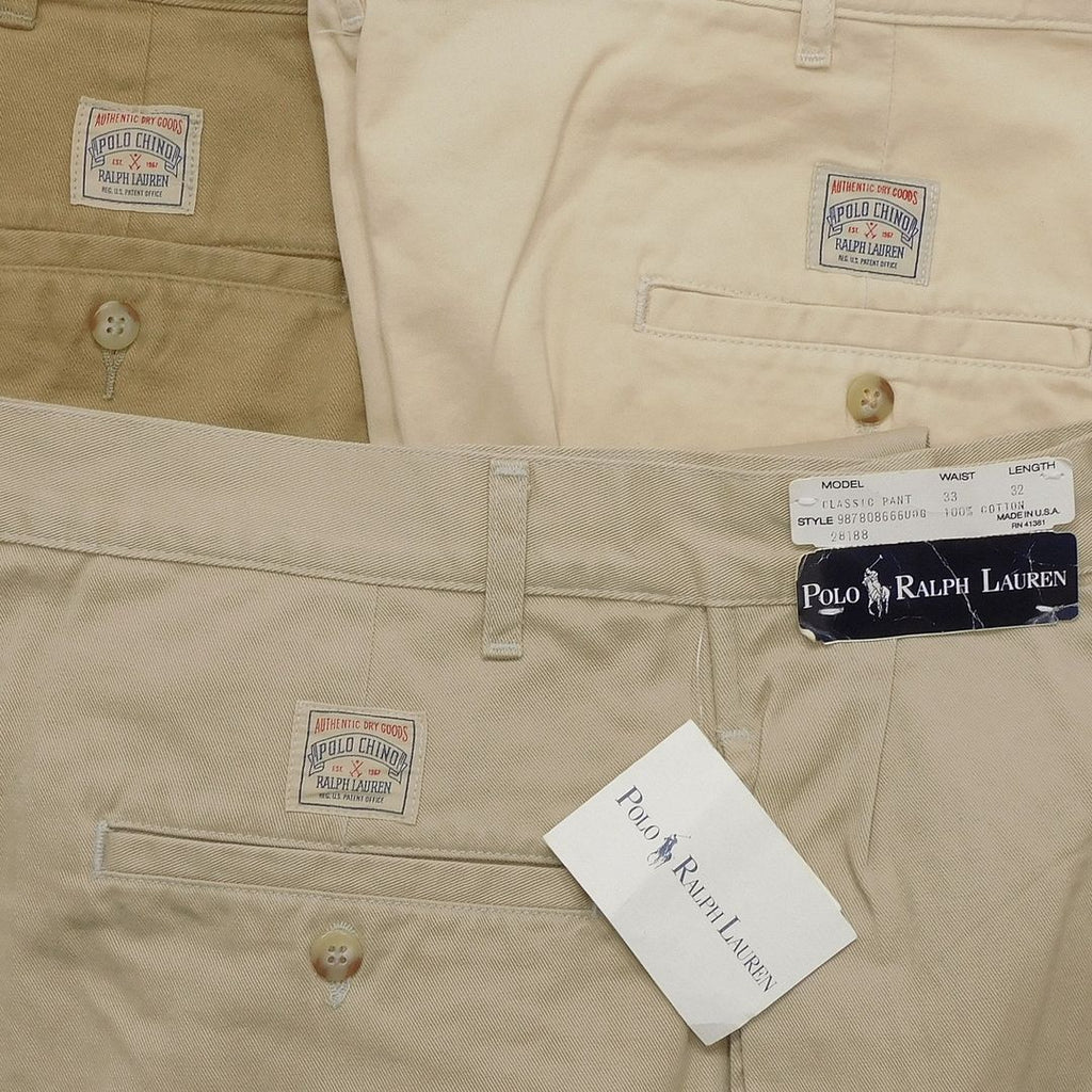 1990's Deadstock Polo by Ralph Lauren "POLO CHINO" made in USA