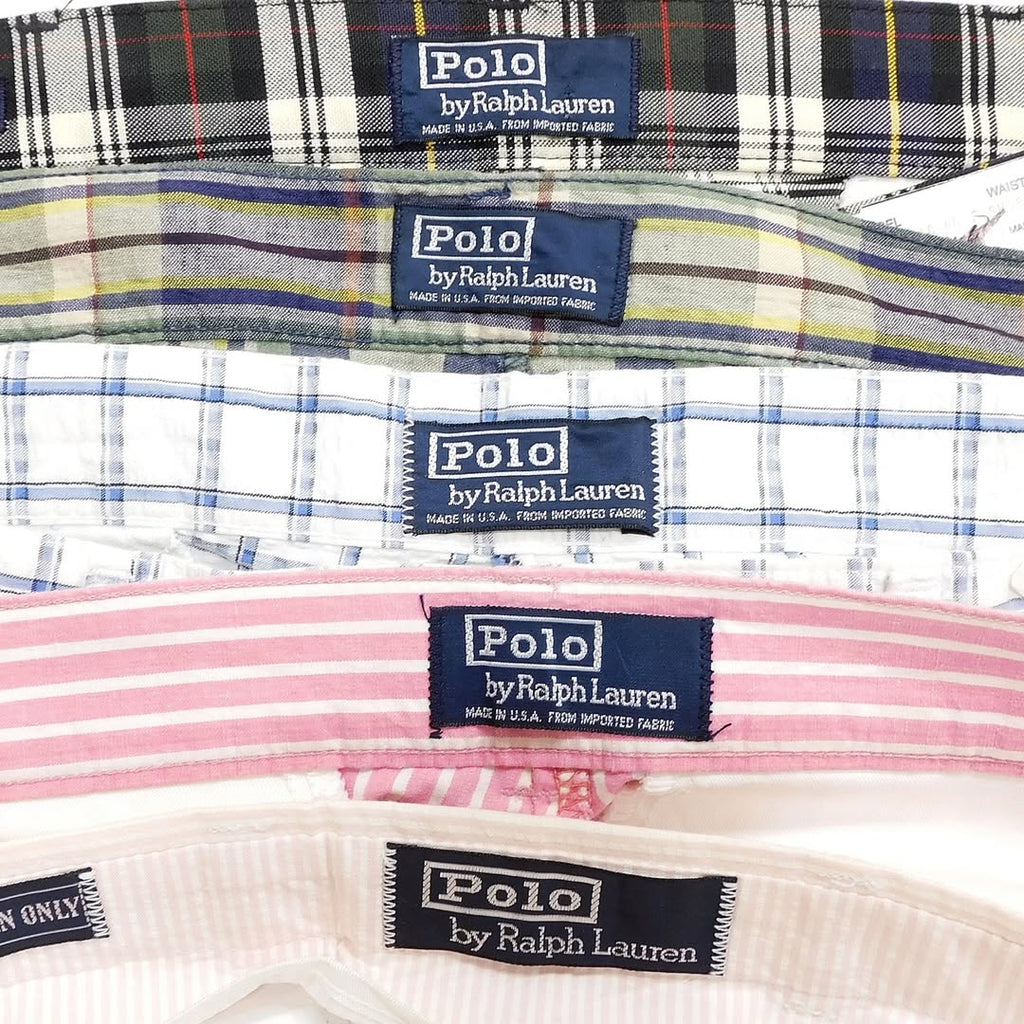 1990's Deadstock Polo by Ralph Lauren Summer Shorts made in USA