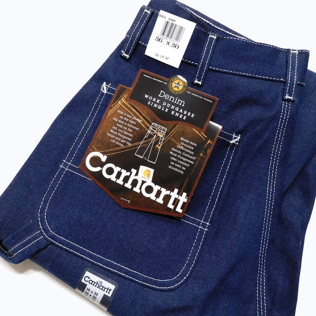 2000's Deadstock Carhartt B03 Single Knee Denim Work Pants