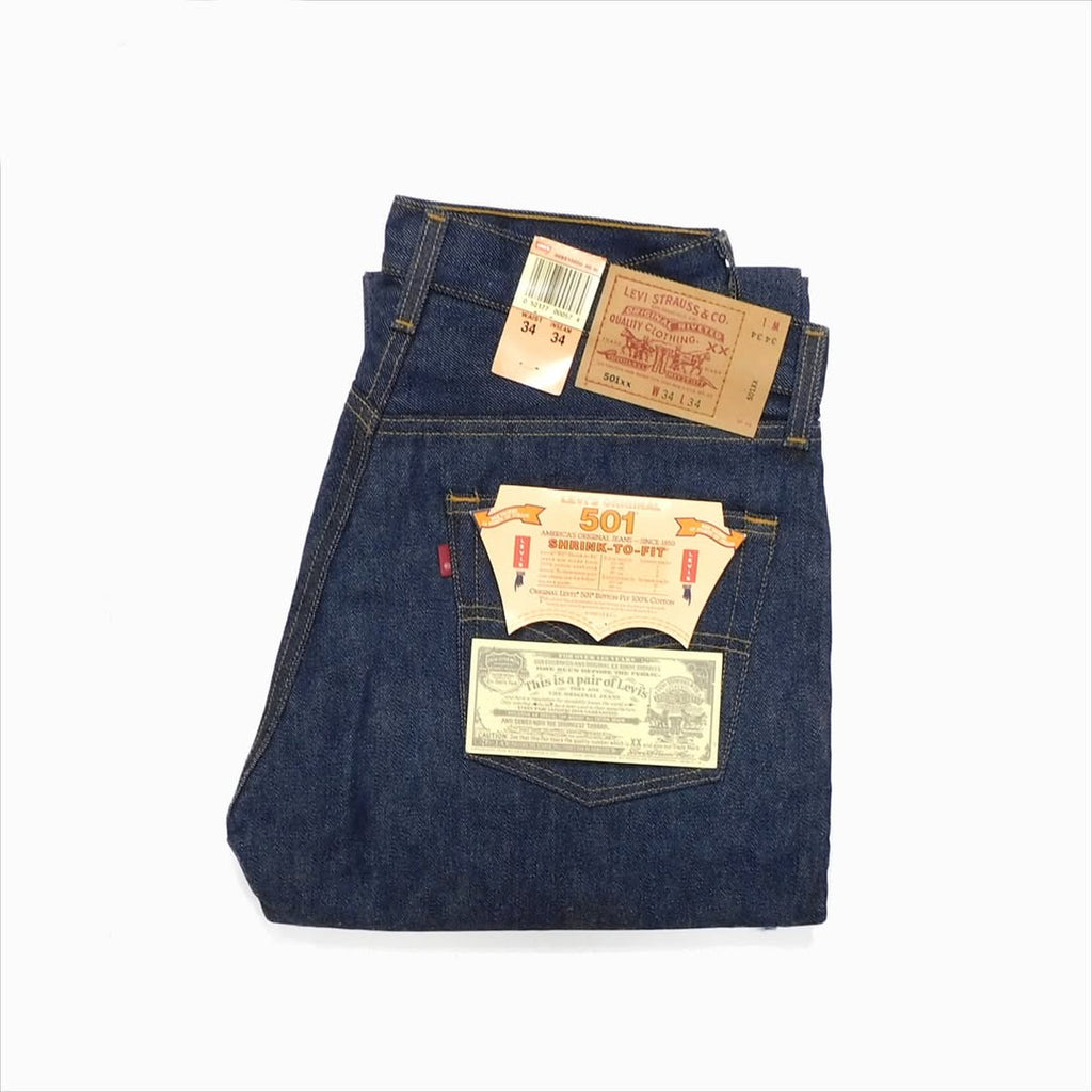 2000's Deadstock Levis® 501 Shrink -to-Fit made in USA