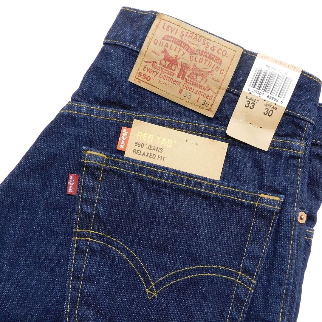 新品 LEVIS 550 リーバイス 550-0216 デニム W33