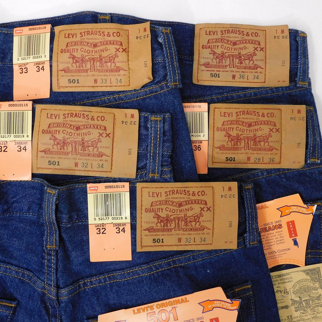 1990's-2000's Deadstock Levis 501 PRESHRUNK made in USA