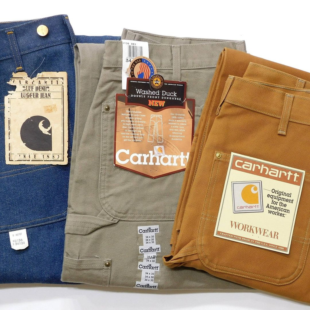 1980's-2000's Deadstock Carhartt Double Front Pants made in USA