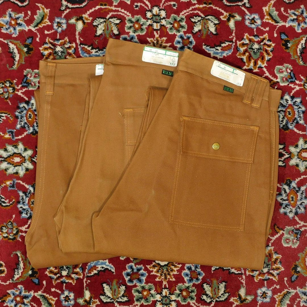 1970's ELY Brown Duck Hunting Pants made in USA