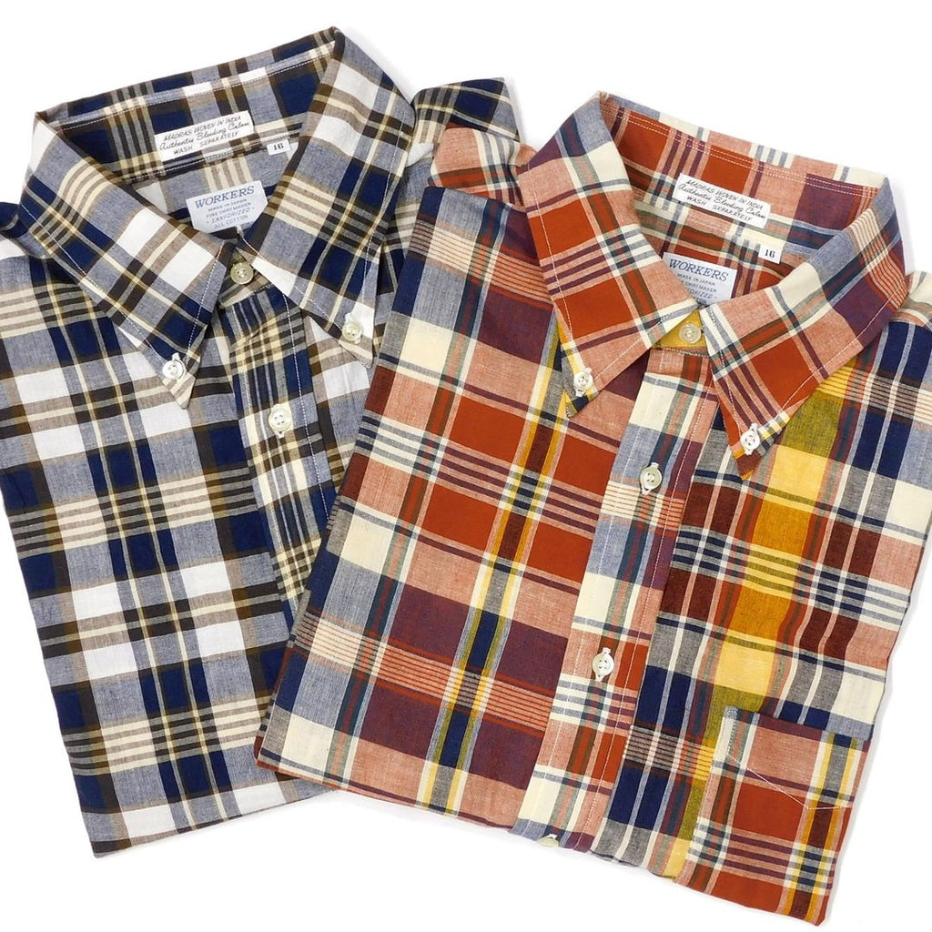 Workers Pullover Madras Shirt