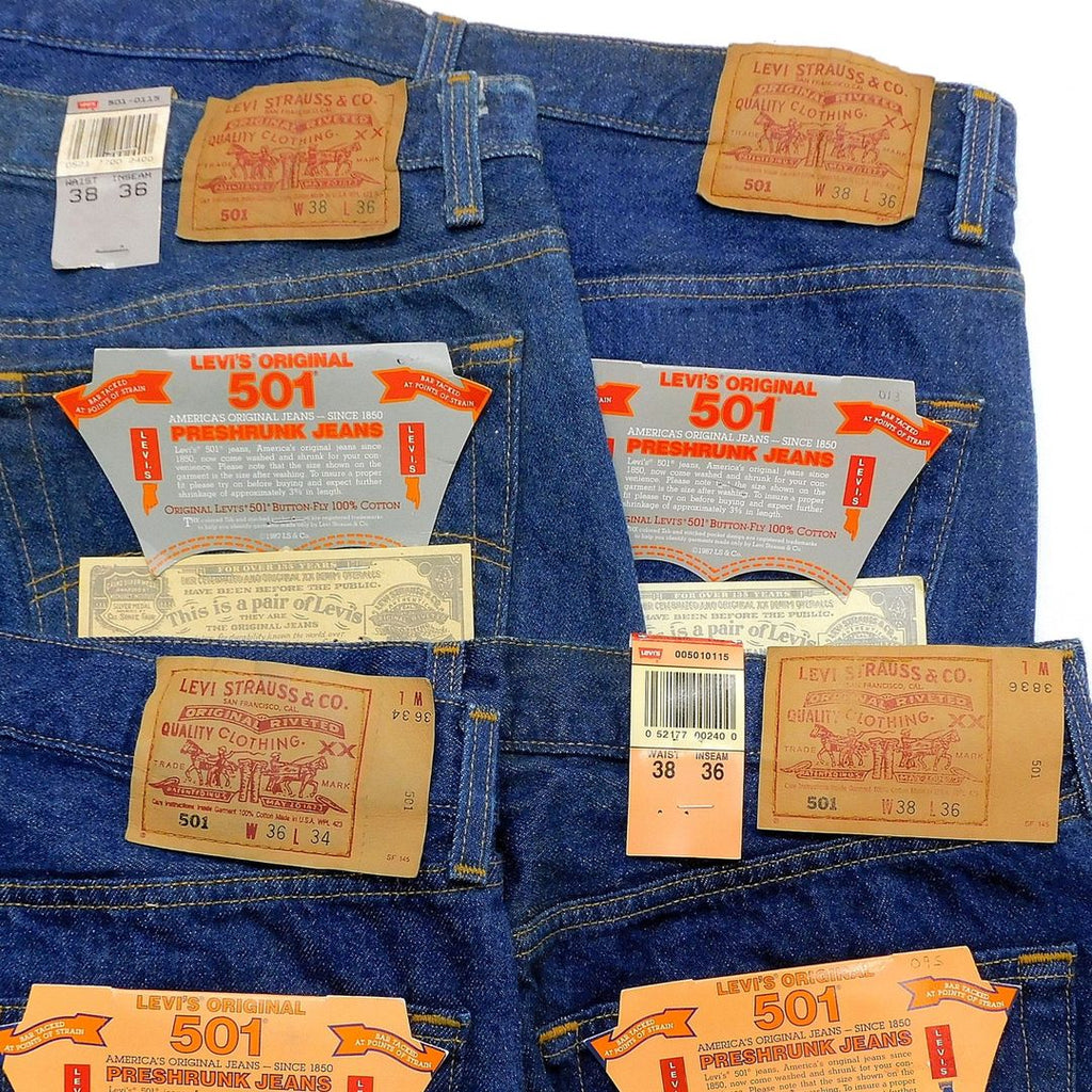 1980's-2000's Deadstock Levis 501 made in USA