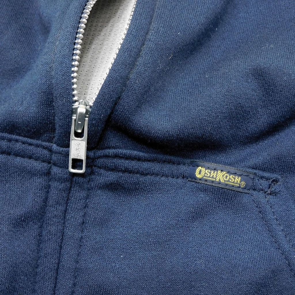1990's Deadstock OshKosh® Thermal Lined Zip Hoody made in USA