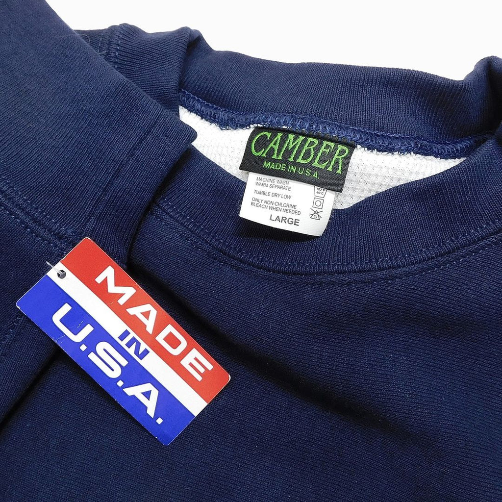 1990's Deadstock Camber® Thermal Lined Crewneck Sweatshirt made in USA