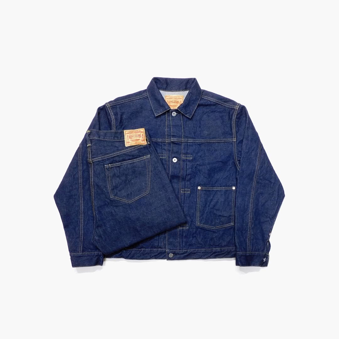 BONCOURA 43XX WW2 Denim Natural Indigo Dye 15th Anniversary Model