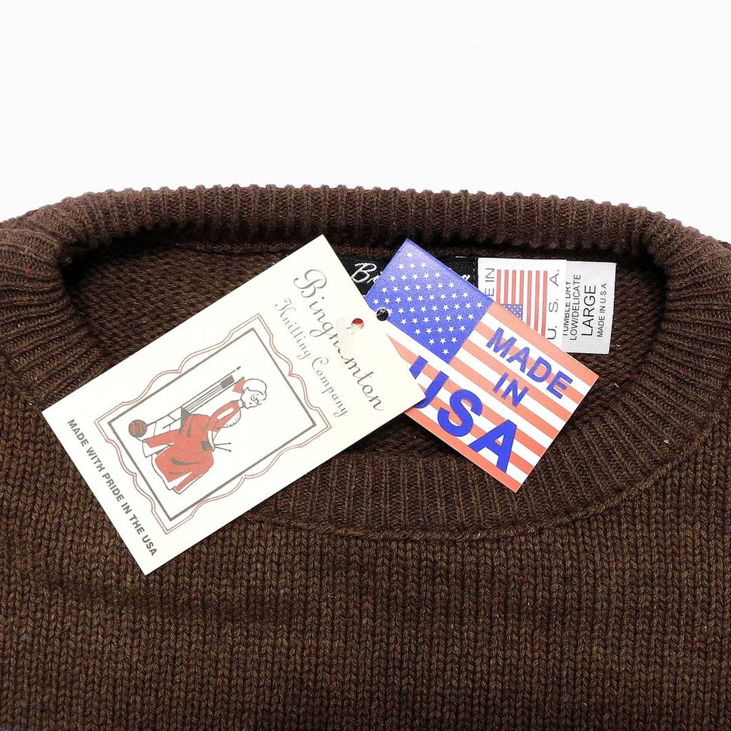 Binghamton Knitting Company Narrow Stripe Cotton Sweater