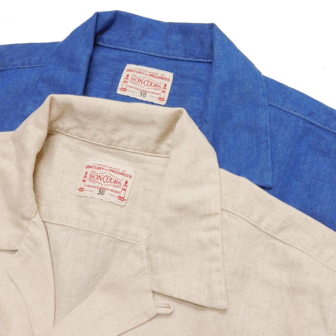 Boncoura Loop Collar Camp Shirt – nest clothing store