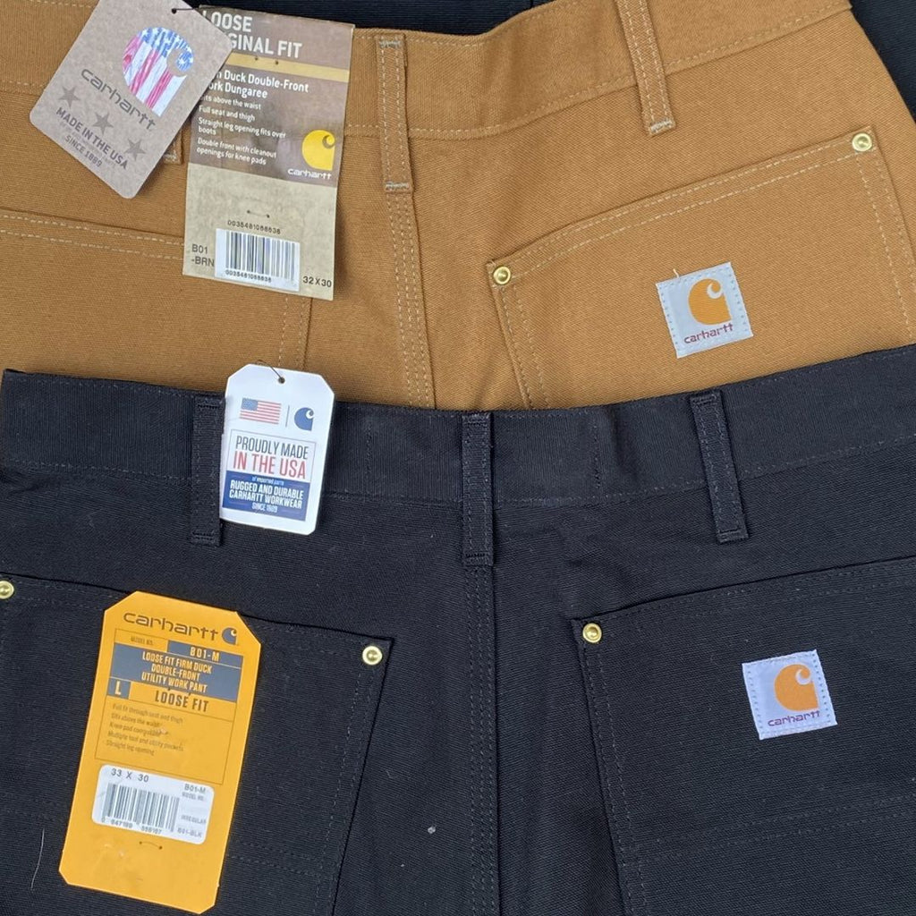 Carhartt Double-Front Duck Pants made in USA