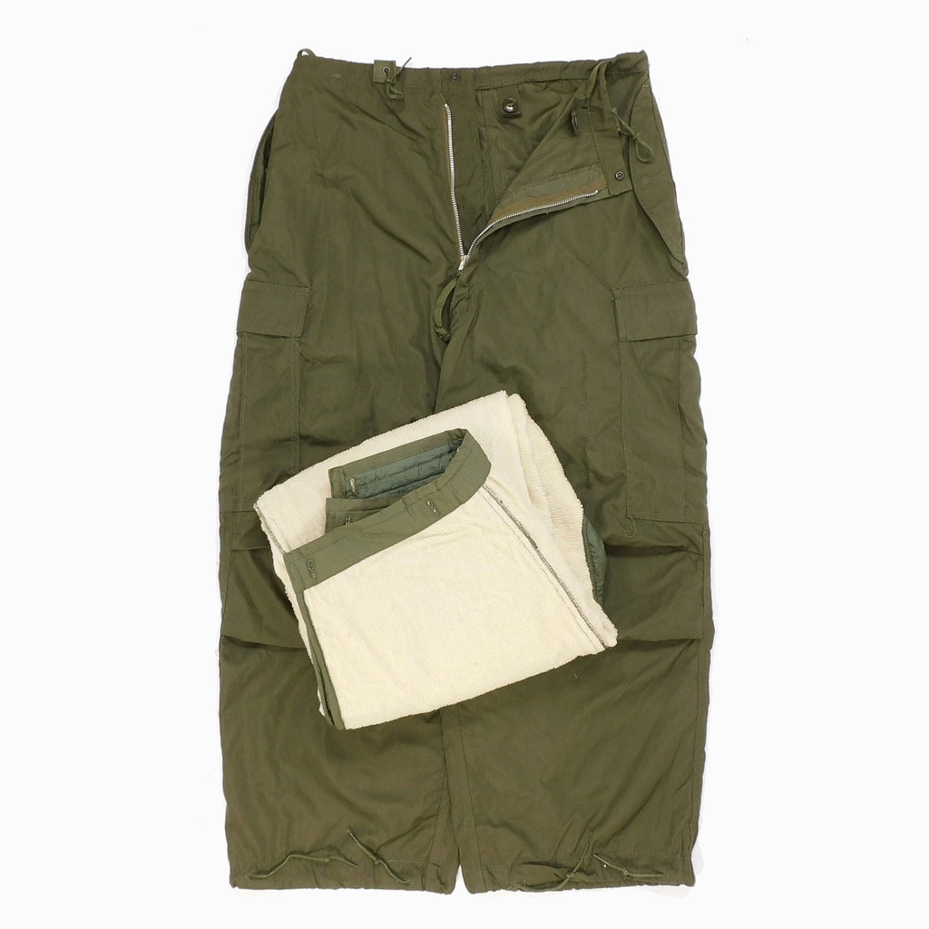 Deadstock 1950's US Military M51 Arctic Trousers with Liner