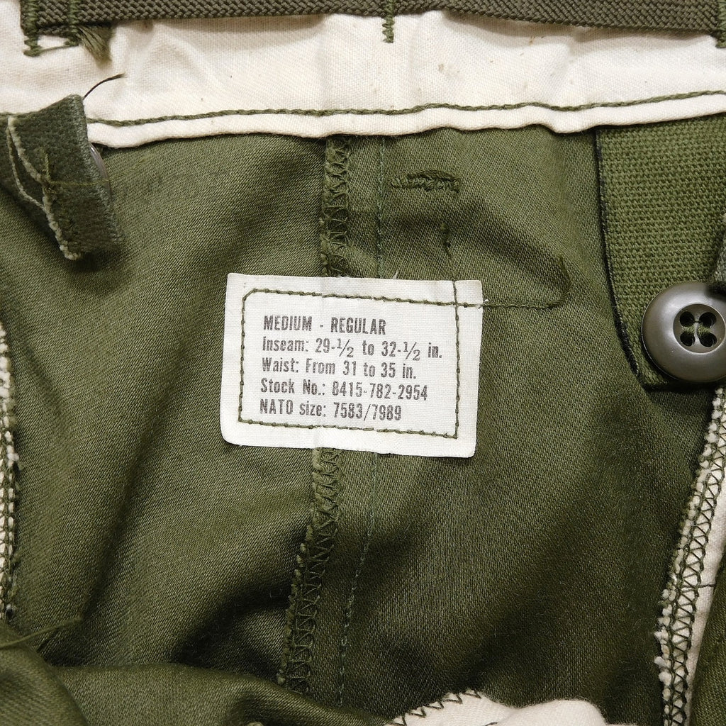 Deadstock 1970's US Military M65 Field Trousers