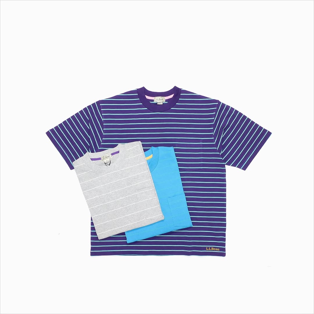 L.L. Bean Japan Edition Union Short Sleeve Striped T-Shirt – nest