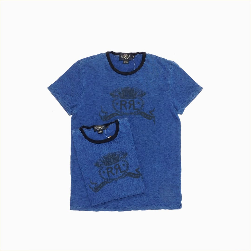 NOS 2000's RRL Indigo Print T-Shirt