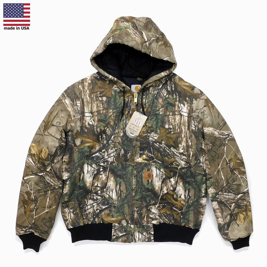 NOS 2010’s Carhartt Active Jacket Realtree Xtra Green Camo made in USA