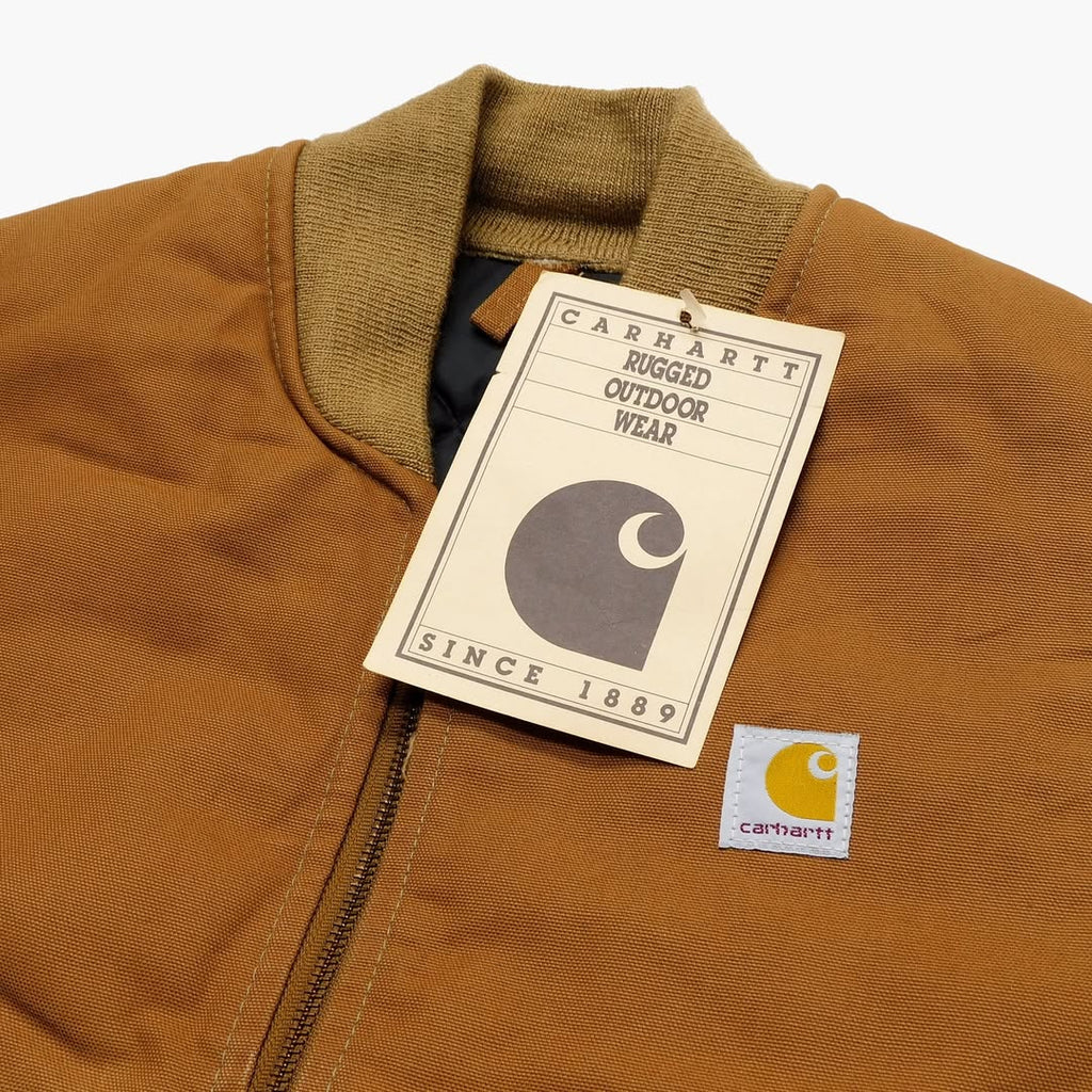 1980's Deadstock Carhartt VQ196 Duck Arctic Vest made in USA