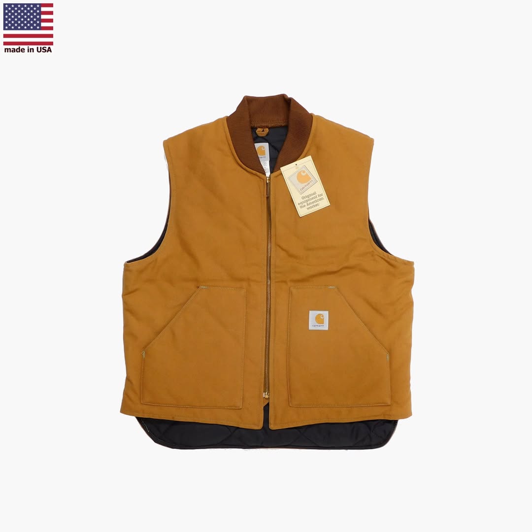 1980's Deadstock Carhartt V01 Duck Arctic Vest made in USA – nest