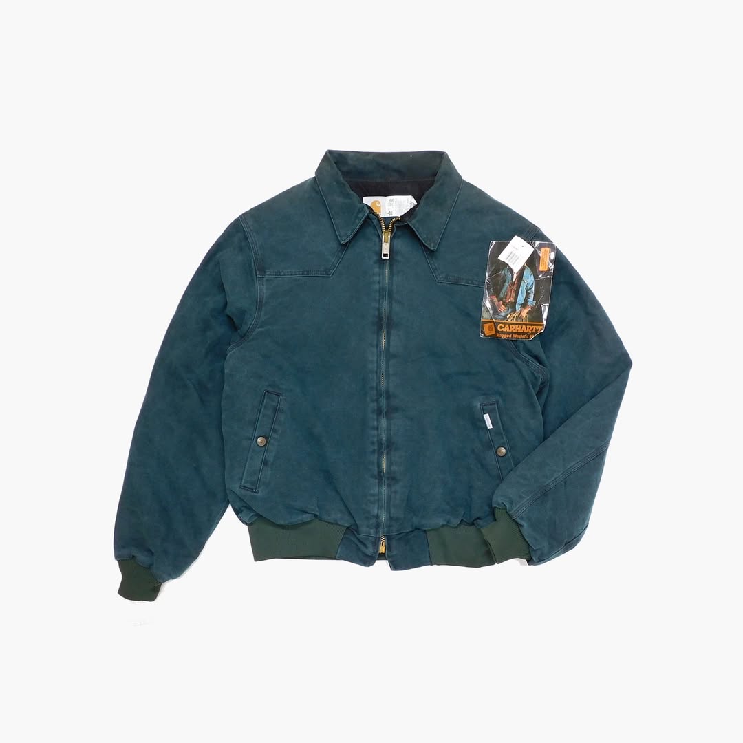 1990's Deadstock Carhartt JQ1643 Washed Duck Sant Fe Jacket made