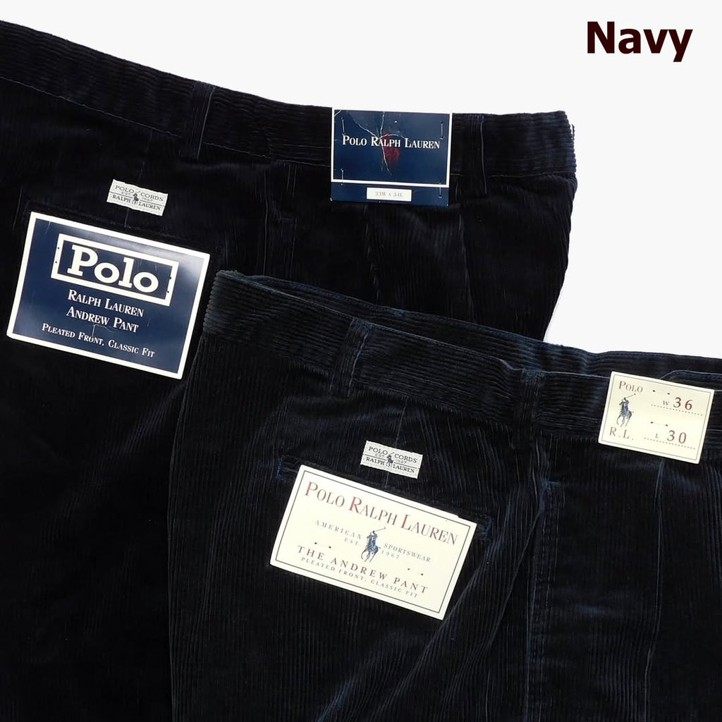 1990's Deadstock Polo by Ralph Lauren "ANDREW" Corduroy Pants