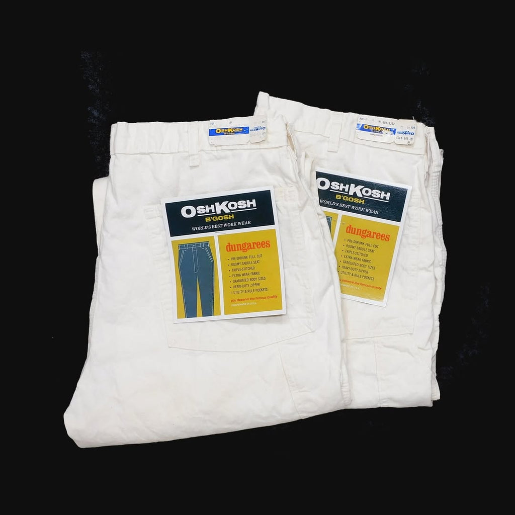 1980's-1990's Deadstock US made Natural Drill Painter Pants