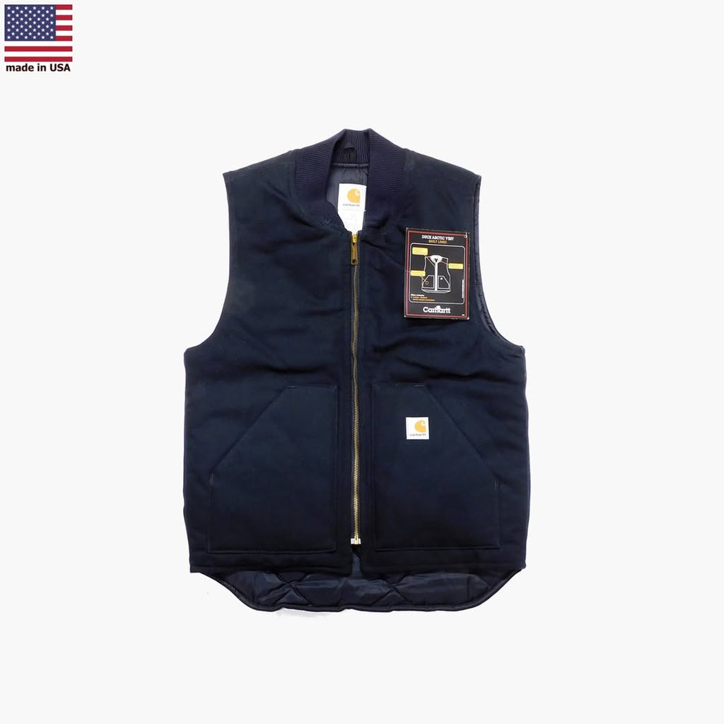 2000's Deadstock Carhartt V01 Duck Arctic Vest made in USA