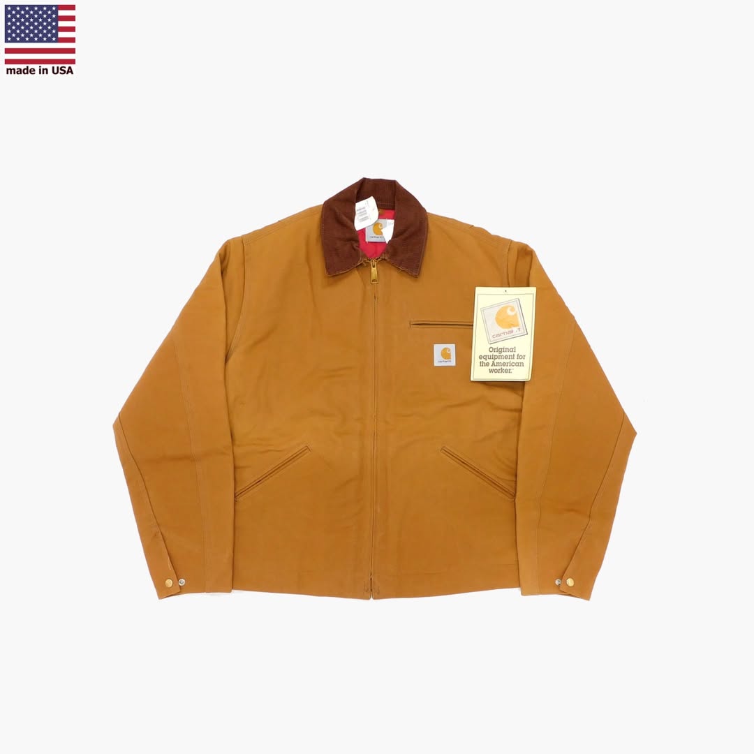 1990's Deadstock Carhartt 6QLJ Duck Detroit Jacket Made in USA