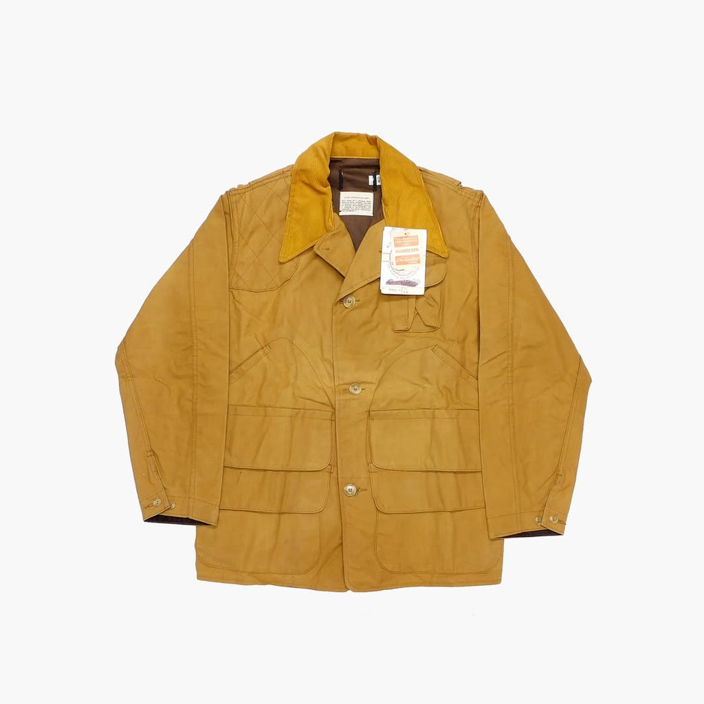 1980's Deadstock Red Head® Brand Wax Cotton Duck Hunting Jacket made in USA