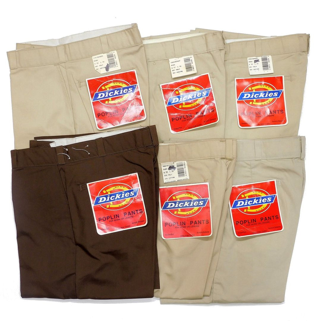 1980's Deadstock Dickies 846 Poplin Pants made in USA