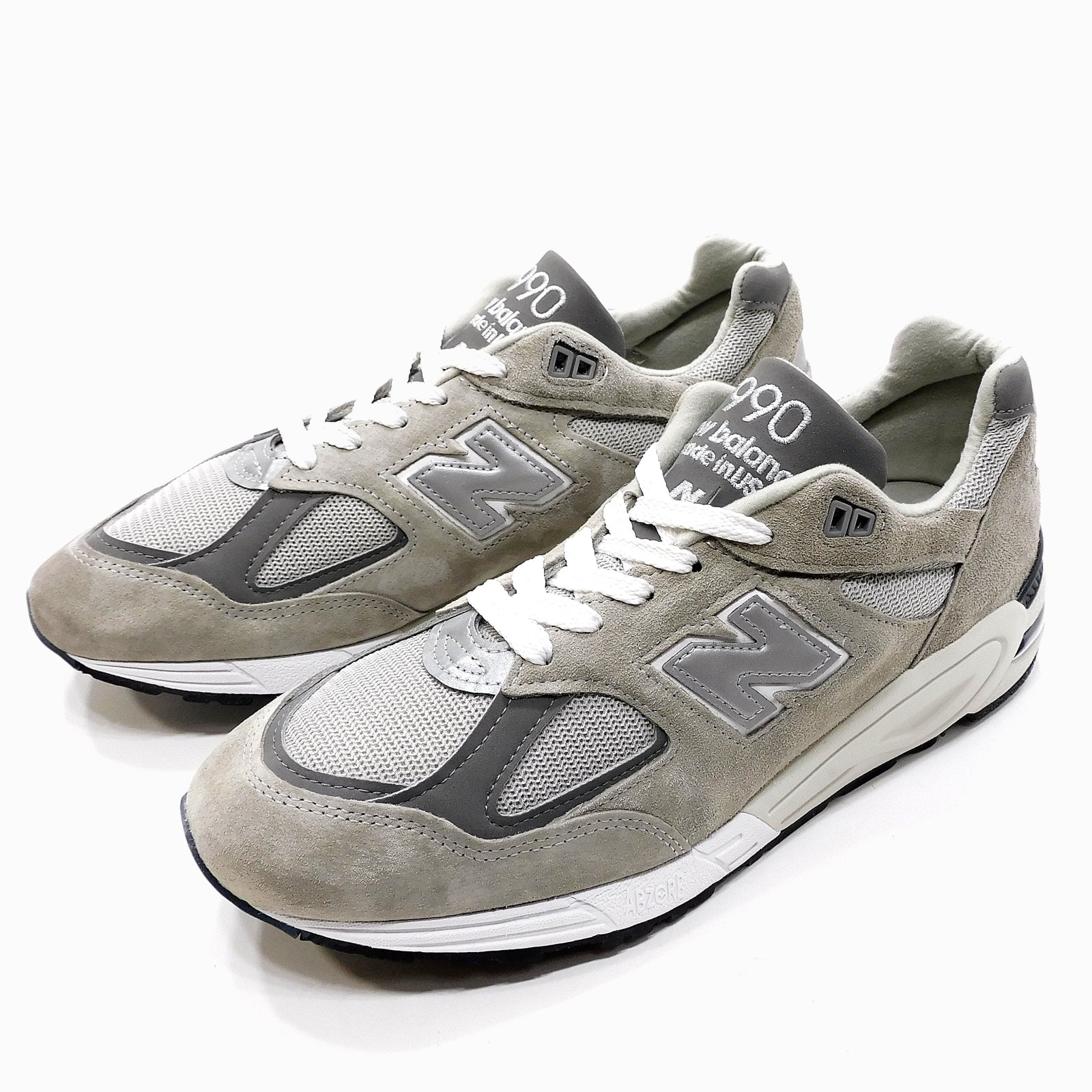 NEW BALANCE M990GY2 27.5 オンライン購入品 OG仕様の復刻版 New Balance〈990v2 “Grey”〉の国内再販情報を