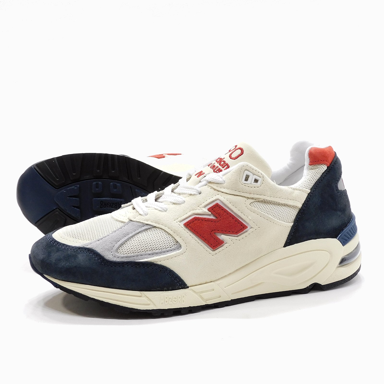 newbalance m990TA2 新品未使用ニューバランス　スニーカー New Balance M990TA2 WHITE/BLUE 22SS-S（ニューバランス